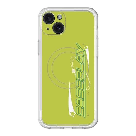 スリムプロテクションプレミアムケース with MagSafe［ オリジナル - Y2Kアレンジ - グリーン ］