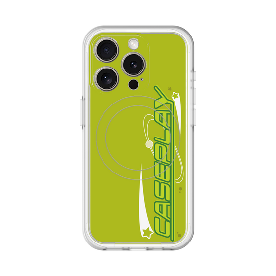 スリムプロテクションプレミアムケース with MagSafe［ オリジナル - Y2Kアレンジ - グリーン ］