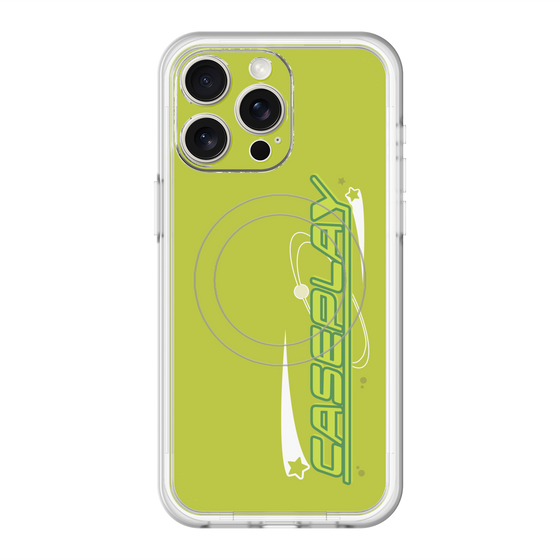 スリムプロテクションプレミアムケース with MagSafe［ オリジナル - Y2Kアレンジ - グリーン ］