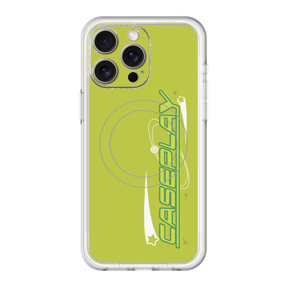 スリムプロテクションプレミアムケース with MagSafe［ オリジナル - Y2Kアレンジ - グリーン ］