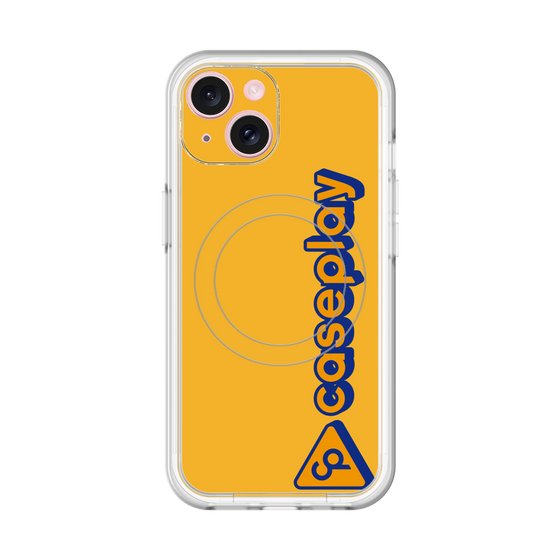 スリムプロテクションプレミアムケース with MagSafe［ オリジナル - CASEPLAYロゴタイプ - オレンジ ］