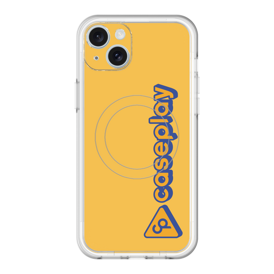 スリムプロテクションプレミアムケース with MagSafe［ オリジナル - CASEPLAYロゴタイプ - オレンジ ］