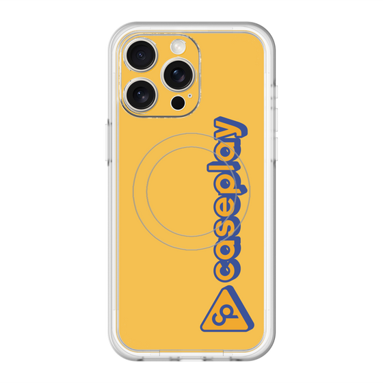 スリムプロテクションプレミアムケース with MagSafe［ オリジナル - CASEPLAYロゴタイプ - オレンジ ］
