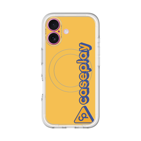 スリムプロテクションプレミアムケース with MagSafe［ オリジナル - CASEPLAYロゴタイプ - オレンジ ］