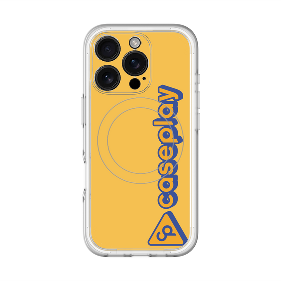 スリムプロテクションプレミアムケース with MagSafe［ オリジナル - CASEPLAYロゴタイプ - オレンジ ］