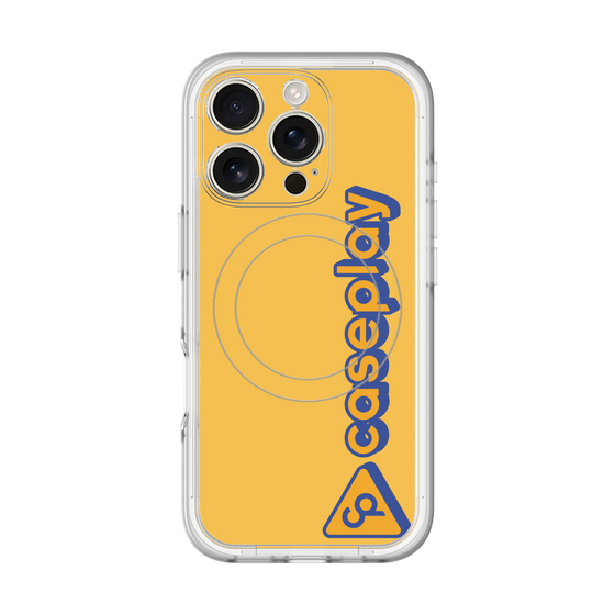 スリムプロテクションプレミアムケース with MagSafe［ オリジナル - CASEPLAYロゴタイプ - オレンジ ］