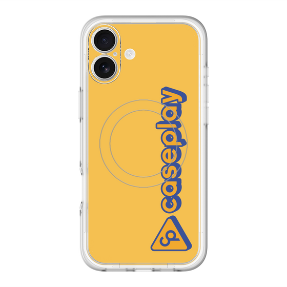 スリムプロテクションプレミアムケース with MagSafe［ オリジナル - CASEPLAYロゴタイプ - オレンジ ］