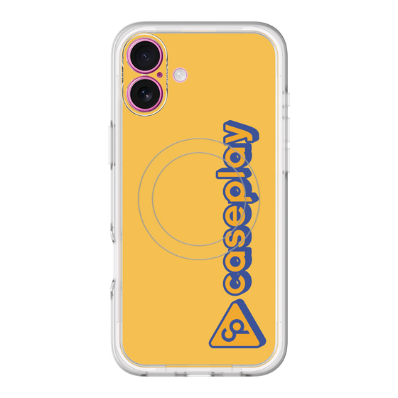 スリムプロテクションプレミアムケース with MagSafe［ オリジナル - CASEPLAYロゴタイプ - オレンジ ］