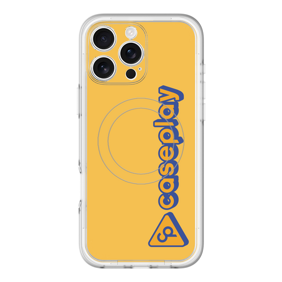 スリムプロテクションプレミアムケース with MagSafe［ オリジナル - CASEPLAYロゴタイプ - オレンジ ］