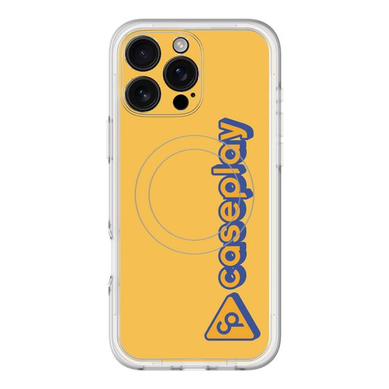 スリムプロテクションプレミアムケース with MagSafe［ オリジナル - CASEPLAYロゴタイプ - オレンジ ］