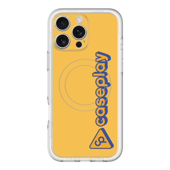 スリムプロテクションプレミアムケース with MagSafe［ オリジナル - CASEPLAYロゴタイプ - オレンジ ］