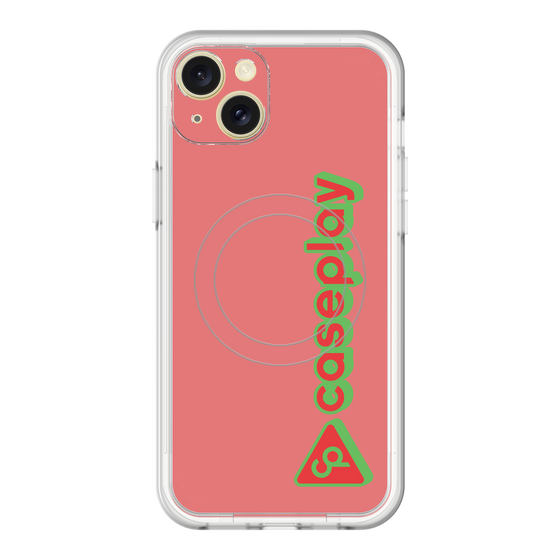 スリムプロテクションプレミアムケース with MagSafe［ オリジナル - CASEPLAYロゴタイプ - レッド ］