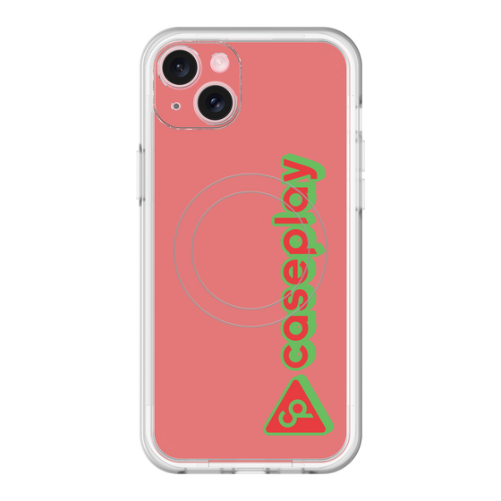 スリムプロテクションプレミアムケース with MagSafe［ オリジナル - CASEPLAYロゴタイプ - レッド ］