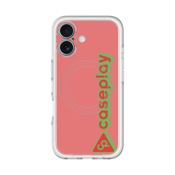 スリムプロテクションプレミアムケース with MagSafe［ オリジナル - CASEPLAYロゴタイプ - レッド ］