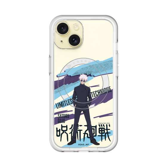 スリムプロテクションプレミアムケース with MagSafe［ 呪術廻戦 - 立ち絵 - 五条 悟（懐玉・玉折） ］