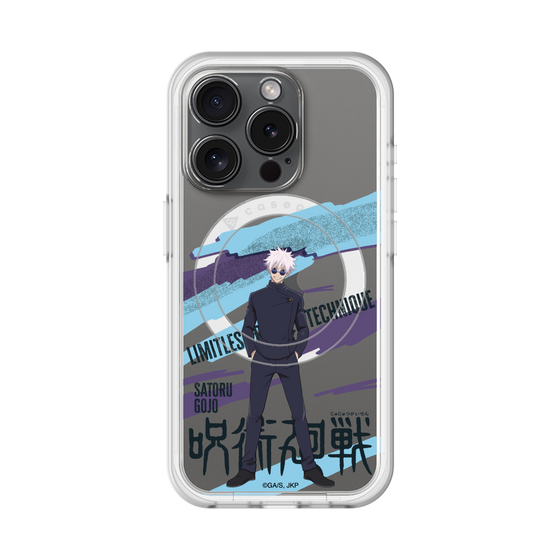 スリムプロテクションプレミアムケース with MagSafe［ 呪術廻戦 - 立ち絵 - 五条 悟（懐玉・玉折） ］