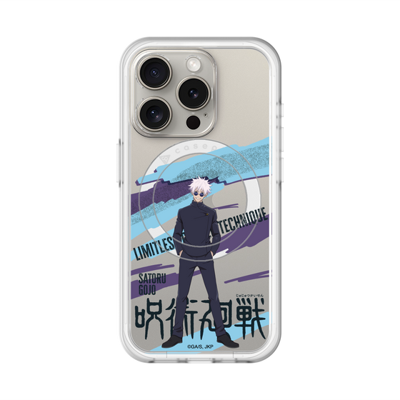 スリムプロテクションプレミアムケース with MagSafe［ 呪術廻戦 - 立ち絵 - 五条 悟（懐玉・玉折） ］