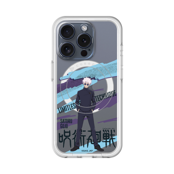スリムプロテクションプレミアムケース with MagSafe［ 呪術廻戦 - 立ち絵 - 五条 悟（懐玉・玉折） ］