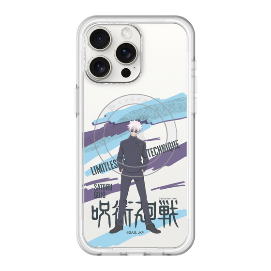 スリムプロテクションプレミアムケース with MagSafe［ 呪術廻戦 - 立ち絵 - 五条 悟（懐玉・玉折） ］