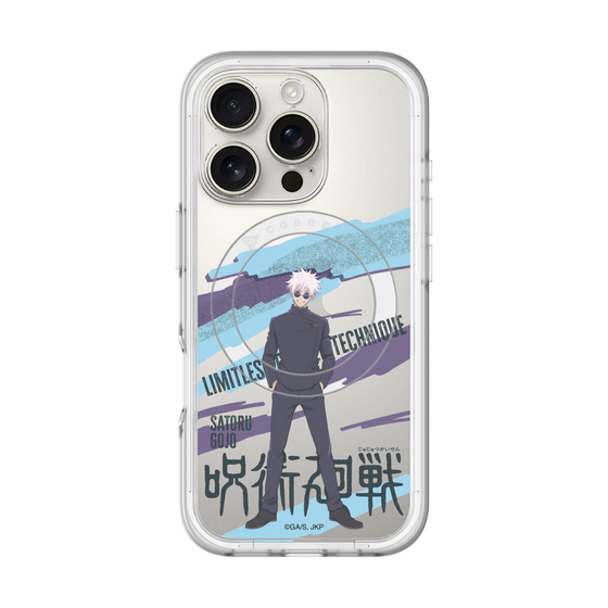 スリムプロテクションプレミアムケース with MagSafe［ 呪術廻戦 - 立ち絵 - 五条 悟（懐玉・玉折） ］