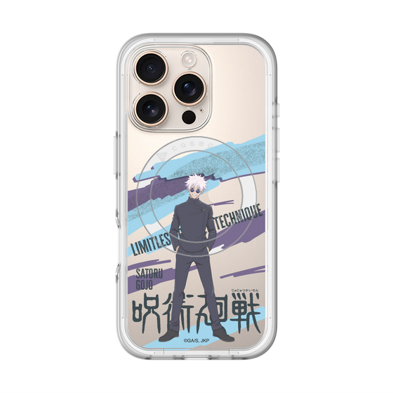 スリムプロテクションプレミアムケース with MagSafe［ 呪術廻戦 - 立ち絵 - 五条 悟（懐玉・玉折） ］