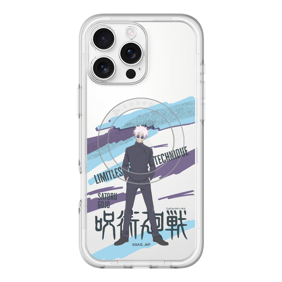スリムプロテクションプレミアムケース with MagSafe［ 呪術廻戦 - 立ち絵 - 五条 悟（懐玉・玉折） ］