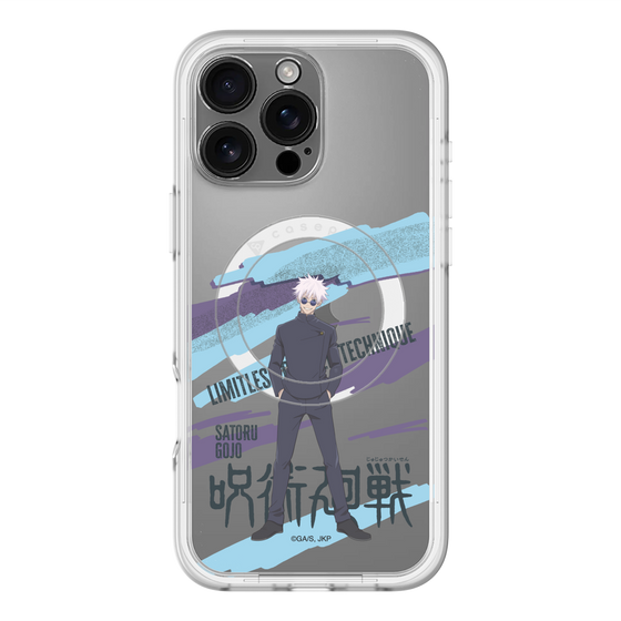 スリムプロテクションプレミアムケース with MagSafe［ 呪術廻戦 - 立ち絵 - 五条 悟（懐玉・玉折） ］