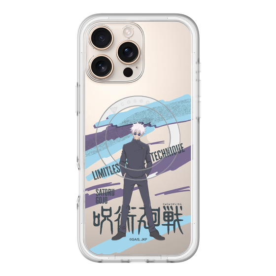 スリムプロテクションプレミアムケース with MagSafe［ 呪術廻戦 - 立ち絵 - 五条 悟（懐玉・玉折） ］