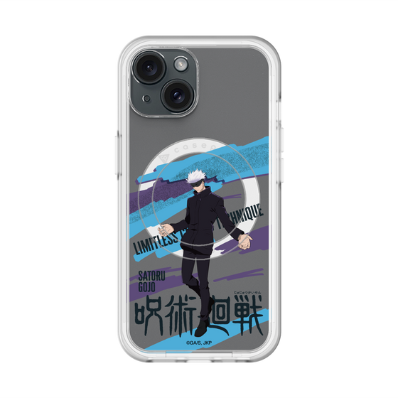 スリムプロテクションプレミアムケース with MagSafe［ 呪術廻戦 - 立ち絵 - 五条 悟 ］