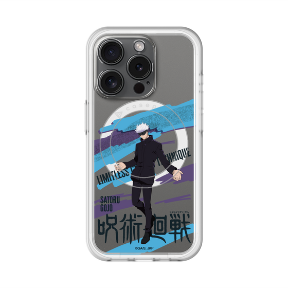 スリムプロテクションプレミアムケース with MagSafe［ 呪術廻戦 - 立ち絵 - 五条 悟 ］