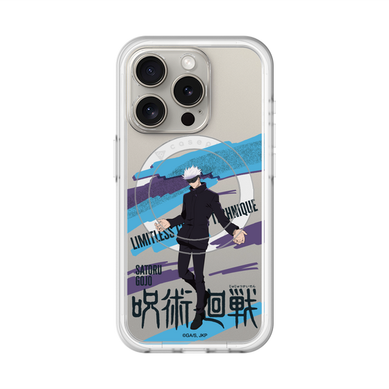 スリムプロテクションプレミアムケース with MagSafe［ 呪術廻戦 - 立ち絵 - 五条 悟 ］