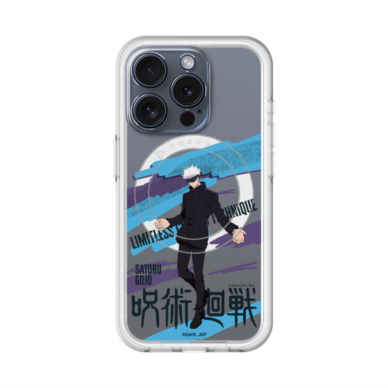 スリムプロテクションプレミアムケース with MagSafe［ 呪術廻戦 - 立ち絵 - 五条 悟 ］