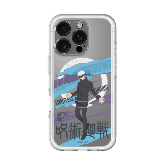 スリムプロテクションプレミアムケース with MagSafe［ 呪術廻戦 - 立ち絵 - 五条 悟 ］