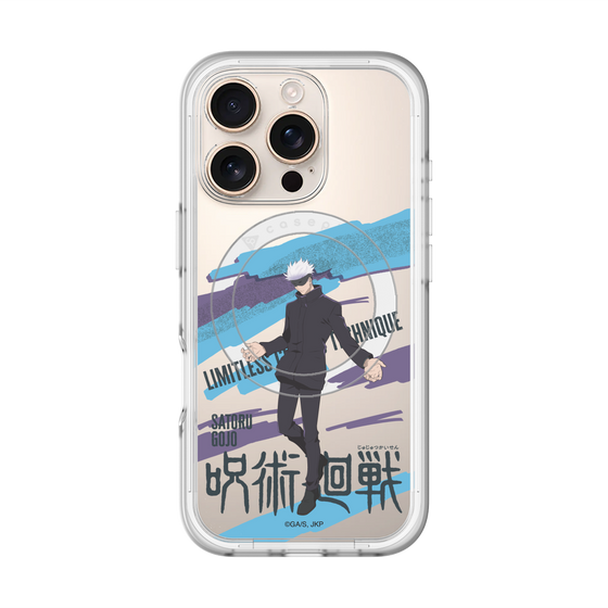 スリムプロテクションプレミアムケース with MagSafe［ 呪術廻戦 - 立ち絵 - 五条 悟 ］