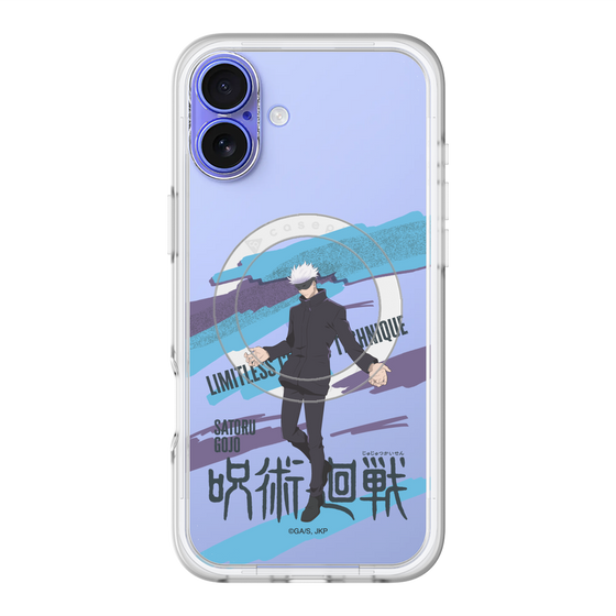 スリムプロテクションプレミアムケース with MagSafe［ 呪術廻戦 - 立ち絵 - 五条 悟 ］