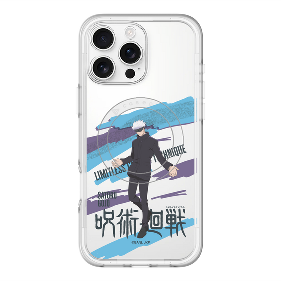 スリムプロテクションプレミアムケース with MagSafe［ 呪術廻戦 - 立ち絵 - 五条 悟 ］
