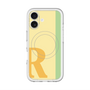 スリムプロテクションプレミアムケース with MagSafe［ オリジナル - initial color line - R yellow ］