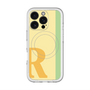 スリムプロテクションプレミアムケース with MagSafe［ オリジナル - initial color line - R yellow ］