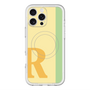 スリムプロテクションプレミアムケース with MagSafe［ オリジナル - initial color line - R yellow ］