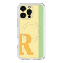 スリムプロテクションプレミアムケース with MagSafe［ オリジナル - initial color line - R yellow ］