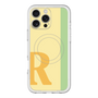 スリムプロテクションプレミアムケース with MagSafe［ オリジナル - initial color line - R yellow ］