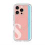 スリムプロテクションプレミアムケース with MagSafe［ オリジナル - initial color line - S pink ］