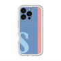 スリムプロテクションプレミアムケース with MagSafe［ オリジナル - initial color line - S blue ］