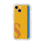 スリムプロテクションプレミアムケース with MagSafe［ オリジナル - initial color line - S orange ］