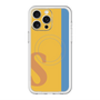 スリムプロテクションプレミアムケース with MagSafe［ オリジナル - initial color line - S orange ］