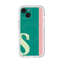 スリムプロテクションプレミアムケース with MagSafe［ オリジナル - initial color line - S green ］