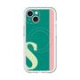 スリムプロテクションプレミアムケース with MagSafe［ オリジナル - initial color line - S green ］