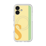 スリムプロテクションプレミアムケース with MagSafe［ オリジナル - initial color line - S yellow ］