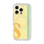 スリムプロテクションプレミアムケース with MagSafe［ オリジナル - initial color line - S yellow ］