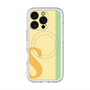 スリムプロテクションプレミアムケース with MagSafe［ オリジナル - initial color line - S yellow ］